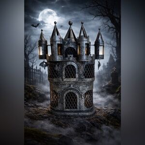 Gothic Castle from Illuminations.  Holds 10 Tea lights.